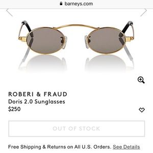 Roberi & Fraud Gold Doris 2.0. NWT 100% authentic